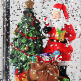 LED Christmas Snow Globe Music Box Lantern