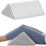 NNEOBA Memory Foam Wedge Pillow Body Positioner for Bedridden Support Grey