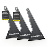 3-Piece Triangle Window Tint Squeegee Set – Soft Rubber Edge Scraper for Car Film & Glass Cleaning