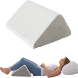 NNEOBA Memory Foam Wedge Pillow Body Positioner for Bedridden Support Grey