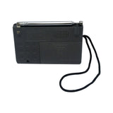 NNEOBA Portable Battery-Operated Radio Silver