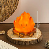 Mini Cartoon Campfire LED Night Light Cute Silicone-Style