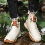Men's Mid-Calf Waterproof Rain Boots