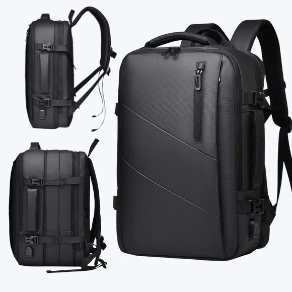 NNEOBA Laptop Backpack with USB Port Black