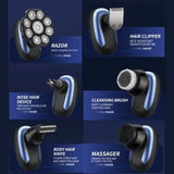 NNEOBA 9D Electric Rotary Head Shaver
