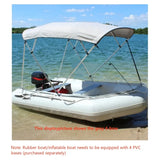 NNEOBA Bimini Top with 25mm Aluminum Tube and 600D Polyester Canvas