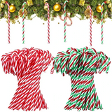 NNEOBA 20-Piece Christmas Candy Cane Acrylic Xmas Tree Hanging Set