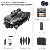 NNEOBA HD Folding RC Drone with Screen Remote
