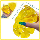 Honey Cheese Squishy Stress Ball Sparkling Slow-Rise TPR Sensory Fidget Toy