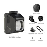 NNEOBA Bike Headlight with Remote Black