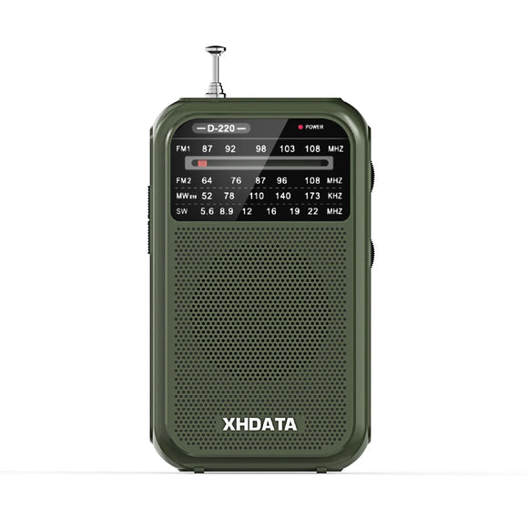 NNEOBA Mini Portable Retro Radio Green