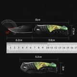 NNEOBA Portable Folding Fruit Knife Green