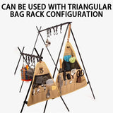 NNEOBA Outdoor Camping Hanging Rack Folding Tripod