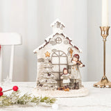 Christmas Santa House Reindeer Sleigh Tabletop Decorations