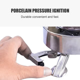 NNEOBA 1940W Strong Firepower Folding Camping Gas Stove Silver