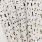 10 Sheets Christmas Lantern Pattern 20×35cm Festive Gift Wrapping Paper