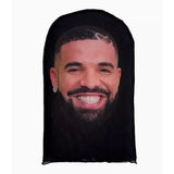 Funny Full Face Mask 3D Printed Celebrity Face Masks Elastic Mesh Halloween Cosplay Party Props Balaclava Headcovers