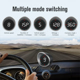 NNEOBA Universal GPS Head-Up Display–Digital Speedometer Black