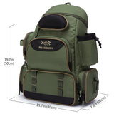 NNEOBA Tactical Fishing Tackle Backpack Polyester Green