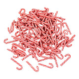 10-Piece Mini Candy Cane Christmas Decorations Red & White