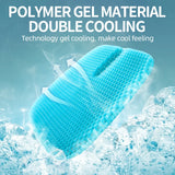 NNEOBA Honeycomb Gel Seat Cushion Breathable Double-Layer Egg Cushion Blue