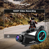 NNEOBA Wireless Motorcycle Intercom DVR