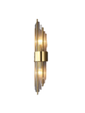 NNEOBA Modern Gold Glass Wall Lamp: Artistic Illumination for Living Spaces