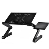 NNEOBA Adjustable Vented Laptop Stand - Foldable Desk for Office