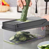 NNEOBA 16 Pieces/Set Multifunctional Vegetable Chopper