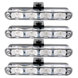 NNEOBA Car Front Grille Emergency Strobe Lights LED