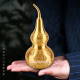 NNEOBA Feng Shui Copper Gourd Sculpture: Prosperity in Style