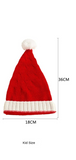 Kids’ Christmas Knitted Beanie Hat with Cute Pom Pom