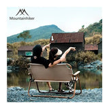 NNEOBA Double Foldable Camping Chair with Aluminum Frame