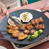 NNEOBA Non-Stick Camping BBQ Grill Pan Black
