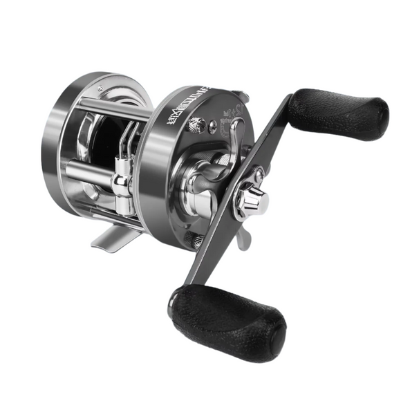 NNEOBA Flag Round Baitcasting Reel 5000 13kg Max DragRight Hand Silver