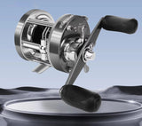 NNEOBA Flag Round Baitcasting Reel 5000 13kg Max DragRight Hand Silver