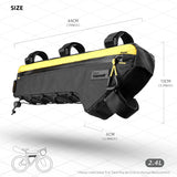 NNEOBA 2.4L Water-Resistant Triangle Frame Bag Crossbeam Pouch Yellow