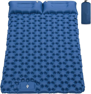 NNEOBA Double Inflatable Camping Waterproof Air Mat Blue