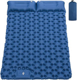 NNEOBA Double Inflatable Camping Waterproof Air Mat Blue