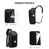 NNEOBA Waterproof Oxford Sling Crossbody Chest And Shoulder Bag Black