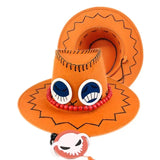 Portgas D. Ace Anime Cosplay Cowboy Hat Unisex Adult