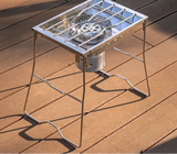 NNEOBA Stainless Steel Camping Furnace Plate Stove Frame