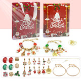 NNEOBA Christmas 24 Grid Countdown Calendar Blind Box Set - Festive Acrylic Advent Calendar