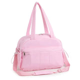 NNEOBA Travel Pull Handle Duffel Bag Pink
