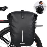 NNEOBA 20L Waterproof Bike Pannier Rack Cycling Bag Black