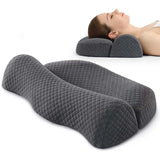 NNEOBA Orthopedic Memory Foam Cervical Pillow Therapy Cushion Dark Gray