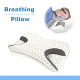 NNEOBA Odorless Contour Memory Foam Pillow Medical-Grade Support White