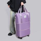 NNEOBA Dry–Wet Separation Travel Bag Purple
