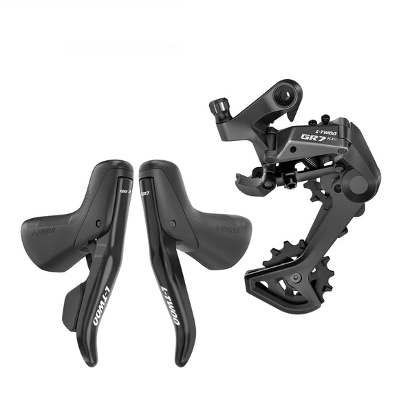 NNEOBA 1x10 Bike Speed Road Groupset Black