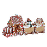 Christmas Train Resin Santa Claus Decoration